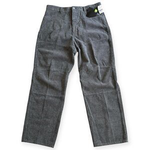Vintage NWT Marithe Francois Girbaud Gray Glider Corduroy Pants 36x32 Baggy Y2K